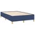vidaXL vidaXL Box spring postelja z vzmetnico modra 120x190 cm blago, (21111939)