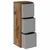 Kreveta s ladicama Staro drvo 35 x 32 x 99,5 cm