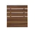 Hanah Home Uzglavlje za krevet Fuga 100, 100x3x100 cm, Orah