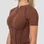 GymBeam Women‘s Cosmo Jumpsuit Brown L