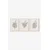 Wallity slika 3Dartsoho32, 3 dijela, 33 x 48 cm