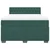 Vidaxl Box spring postelja z vzmetnico temno zelen 140x190 cm žamet