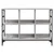 Komoda siva boja hrasta 102 x 32 x 73,5 cm konstruirano drvo