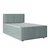 Livetastic BOXSPRING POSTELJA 140 cm  x 200 cm , les, kovina, umetna masa, tekstil modra