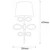 Opviq Zidna lampa E27 Socket, Belo-Crna