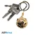 Privezak AbyStyle - Harry Potter - Golden Snitch 3D