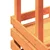 Vidaxl vidaXL Vrtna barska miza s streho rjava 112,5x57x195,5 cm