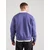 ALPHA INDUSTRIES Majica Studio Edition Vibe lila/bela