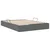 Krevet s od storage s pohranom Tamnosiva 153 x 203 cm Tkanina