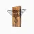 Wallity Zidna dekoracija Owl - 337, 38 x 3 x 25 cm,  Crna