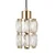 ITALUX PND-40668-1-HBR - Luster na sajli ALMA 1xE27/40W/230V zlatna