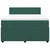 Vidaxl Box spring postelja z vzmetnico temno zelena 140x200 cm žamet