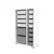 HANAH HOME Višenamenska polica Rine 2D4K8U White Grey