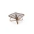 Hanah Home klub sto Dubai 90, 90 cm, orah
