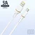 DUDAO Silikonski kabel USB-A – USB-C 5 A, 1 m – bel