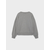 NAME IT Sweater majica SMILE, siva melange