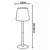 LED RGB prigušiva dodirna stona lampa LUCIA LED/2W/5V 3600 mAh IP44 bež