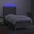 Vidaxl Box spring postelja z vzmetnico LED svetlo siva 90x200 cm blago