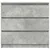 Komoda siva boja betona 80x35x76 cm od konstruiranog drva