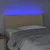 LED uzglavlje krem 90x5x78/88 cm od tkanine