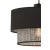 Opviq Luster Echo, 30x30cm, Crni