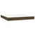Greatstore Box spring postelja z vzmetnico temno rjava 180x200 cm blago