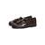 TOMMY HILFIGER Mokasini TH Monogram Tassel  temno rjava
