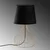 Opviq Stona lampa Telis-5401, 28x28x51 cm, IP20, Crno-zlatne boje