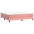 vidaXL Box spring posteljni okvir roza 160x200 cm žamet