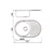 Boloco Ugradna sudopera BL 859, o90, 77x55cm, Hrom