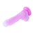 HiSmith HSA81 Silicone Glowing Realistic Dildo KlicLok 9.65 Pink