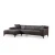 Atelier del Sofa Ugaona garnitura Petra Antracit