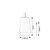 Dekorativna stona lampa Franko LED/RGB/2W/3000K bela