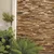 Panel zidni dekor forest hrast natural,610x0150x10-20mm,6kom,0.55m2