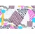 Tapeta Memphis vzorec v pop-art stilu - 196x132