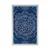 Plakat modra Mandala z abstraktnim vzorcem - 60x90 white