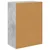 Kreveta s ladicama Betonski sivi 60 x 33,5 x 84 cm
