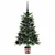 Božićno drvce s 150 LED svjetlima s stalakom Zelena 65 cm PE