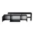 Hanah Home TV komoda Beliz, 192 cm, Crna