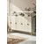 Hanah Home komoda Enlem 120, 120 cm, bela / travertin