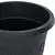 Okrugla saksija za cveće 24 pcs Crna O 39 x 32 cm Plastika