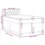 Vidaxl Box spring postelja z vzmetnico roza 120x190 cm žamet