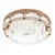 Brilagi - LED prigušiva plafonska svetiljka CROWN LED/41W/230V prečnik 48 cm u zlatnoj boji + daljinski upravljač