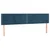 Vidaxl Box spring postelja z vzmetnico temno modra 200x200 cm žamet