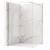 Stena za prhanje Rea Flexi Transparent/Chrome 100
