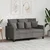 shumee vidaXL Dvosed taupe 120 cm blago