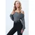Trend Alacati Stili Ženska bluza Alc-X14557, Siva