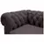 Landscape CHESTERFIELD ZOFA, temno rjava tekstil