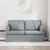 Sofa Svijetlo siva 144 x 80 x 85 cm tkanina