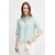Lanena srajca United Colors of Benetton rjava barva